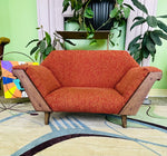 Sleek & Chic Sofa Orange Colour