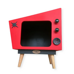 Vintage Atomic TV Red