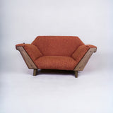 Sleek & Chic Sofa Orange Colour