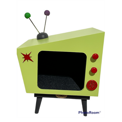 Vintage Atomic TV Green