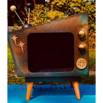 Vintage Steampunk TV Style Pet House