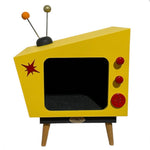 Vintage Atomic TV Yellow