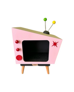 Vintage Atomic TV Soft Pink