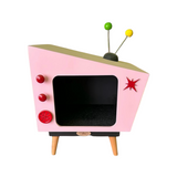 Vintage Atomic TV Soft Pink