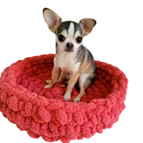 Exquisite Red Ruby Cushion